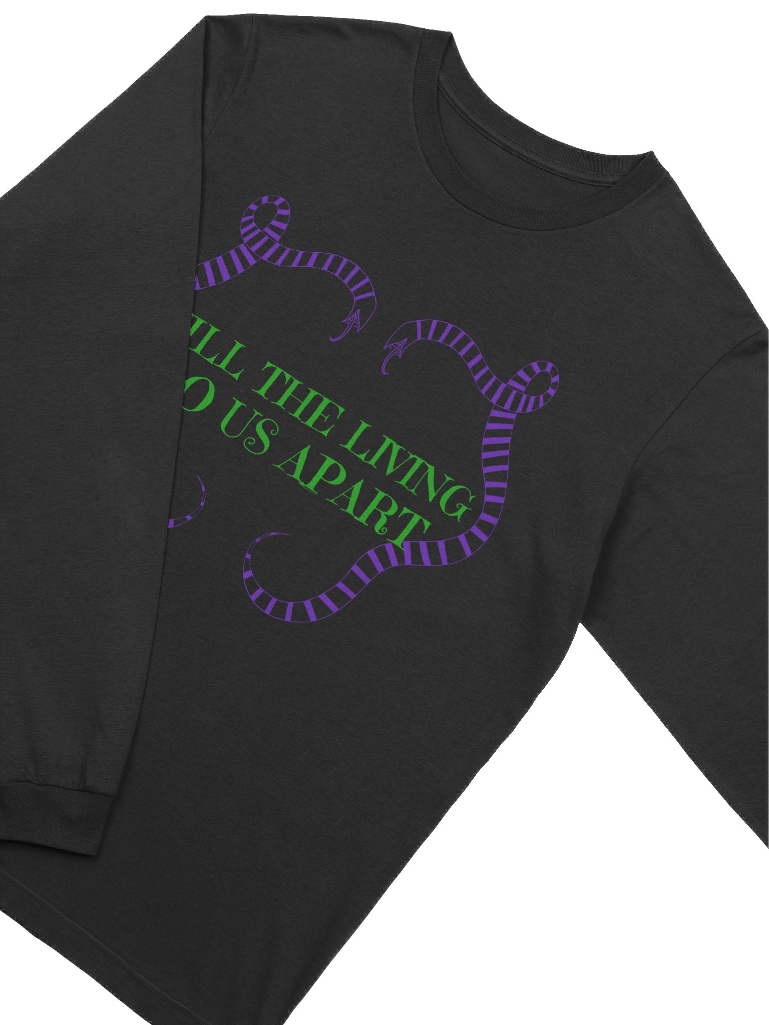 [UM Designs] Til the Living Do We Part - Unisex Long Sleeve Tee product image (3)
