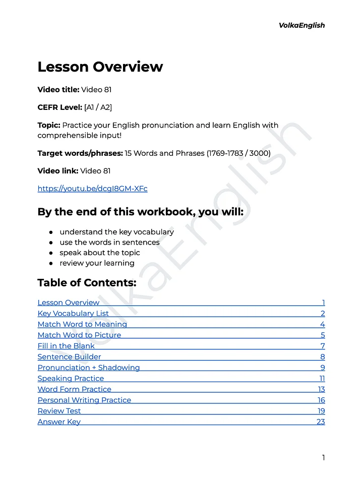 Video 81 Study Pack product image (2)