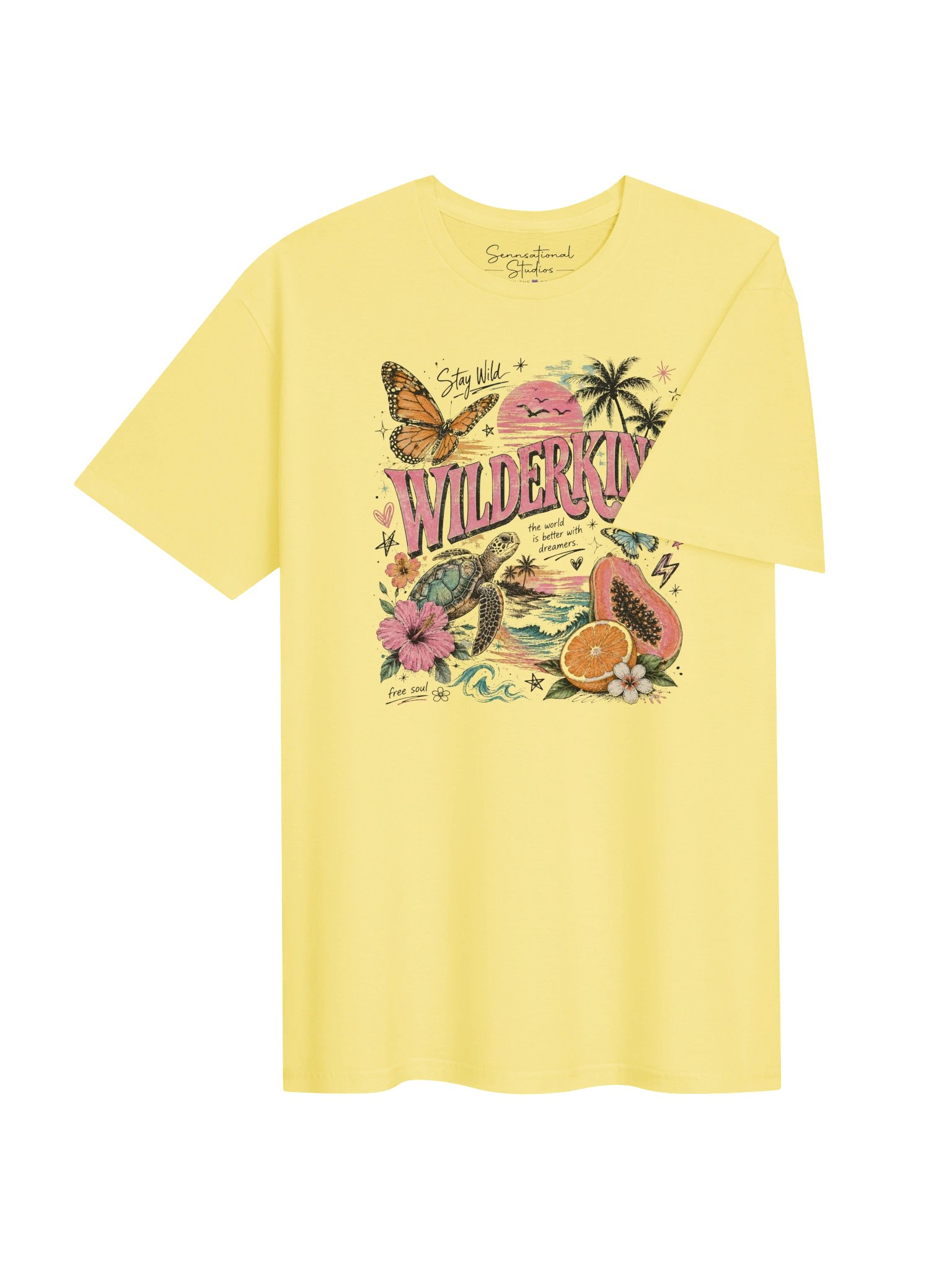 Stay Wild – Wilderkind Tropical Graphic Tee product image (4)
