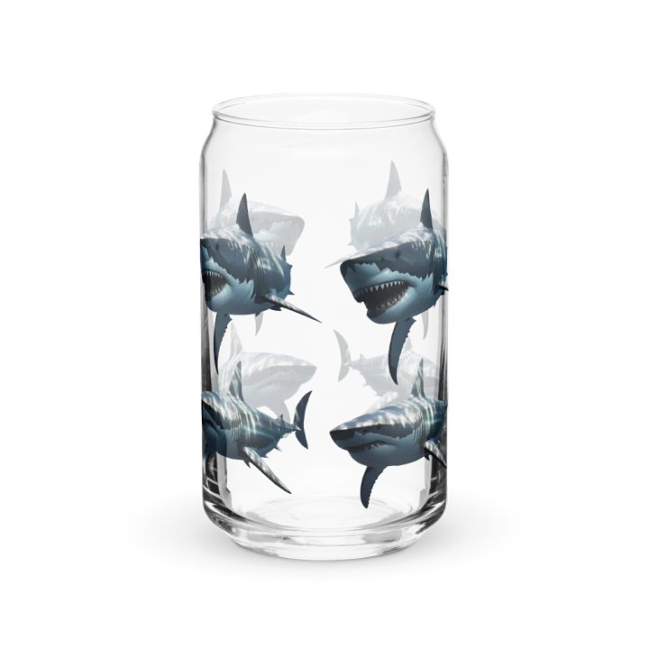 Shark Attack Can-Shaped Glass product image (2)