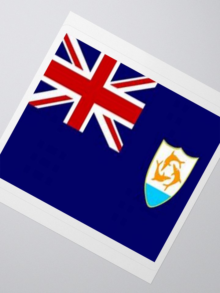 Exclusive Anguilla Flag Kiss-Cut Stickers - High-Quality Vinyl, Multiple Sizes product image (5)