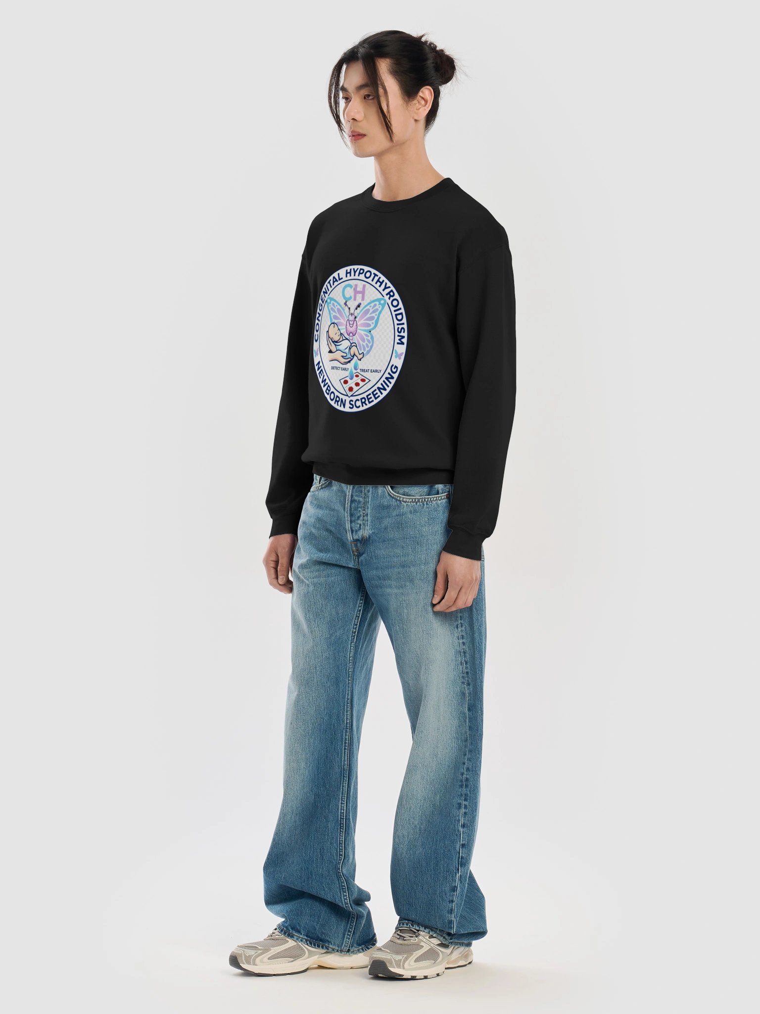 Congenital Hypothyroidism Awareness Crewneck Sweatshirt product image (7)