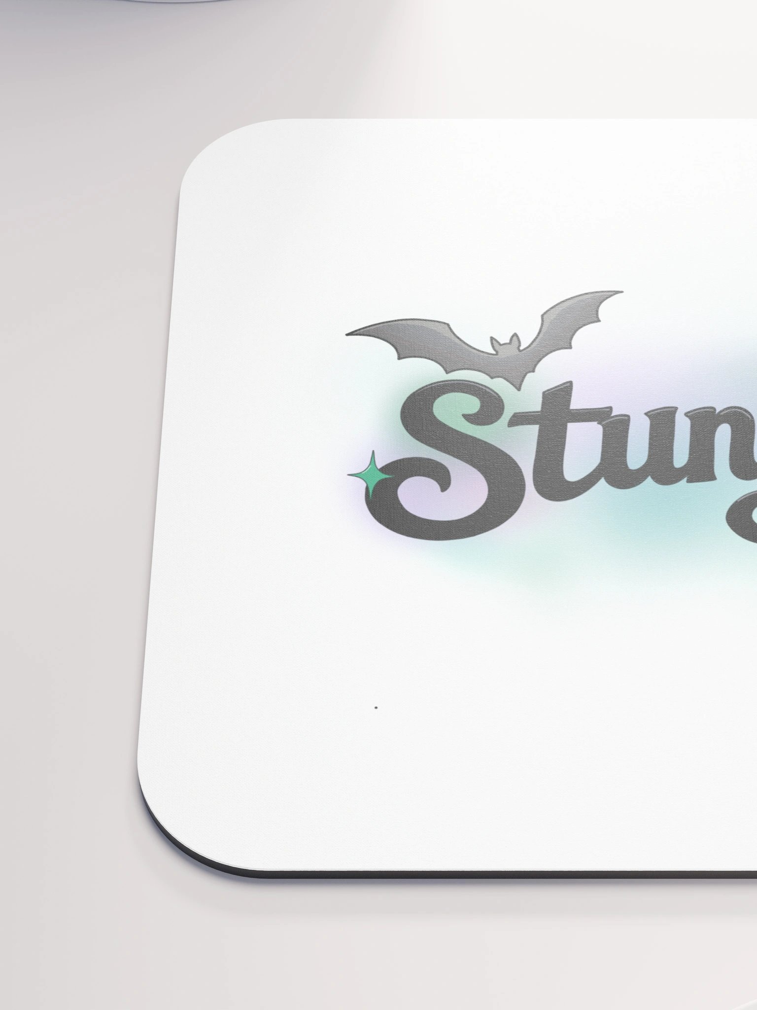 Stunning - Black - White Mouse Pad product image (6)