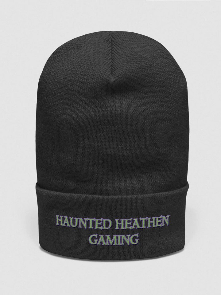 Haunted Heathen Lettering Beanie product image (1)
