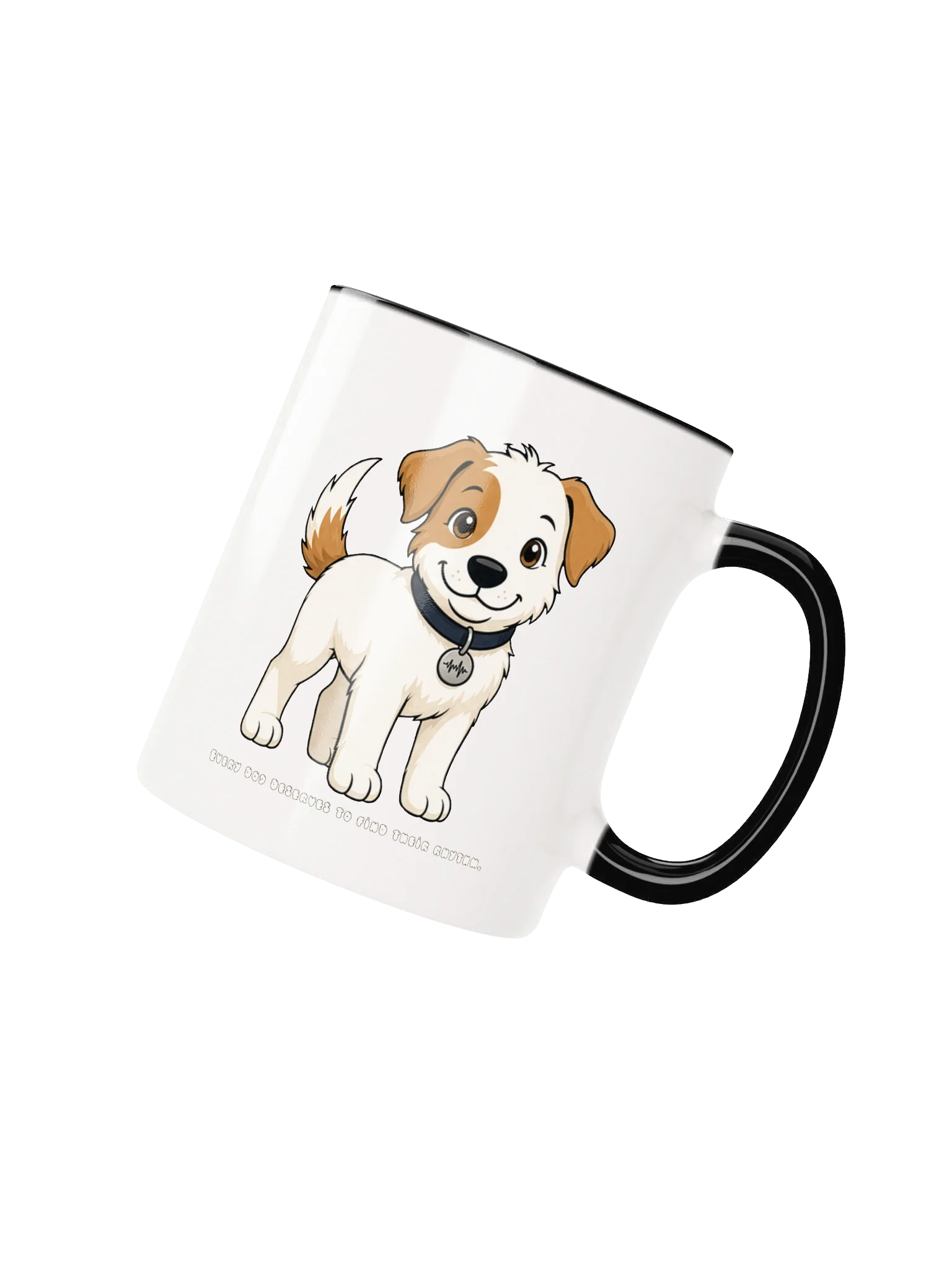 Sonance Dog Ceramic Mug with Colour Inside (Stand) product image (2)
