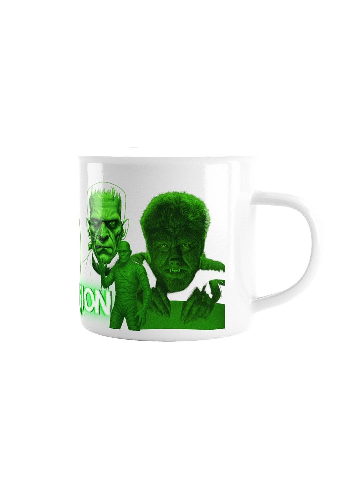 "HALLOWVISION" Enamel Mug product image (1)