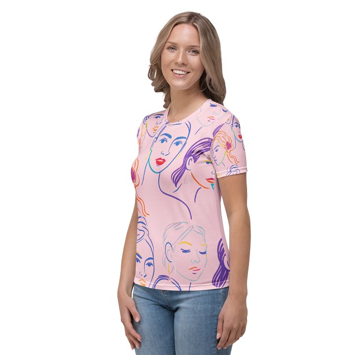 Sketch & Soul Tee (Pastel Pink) product image (2)