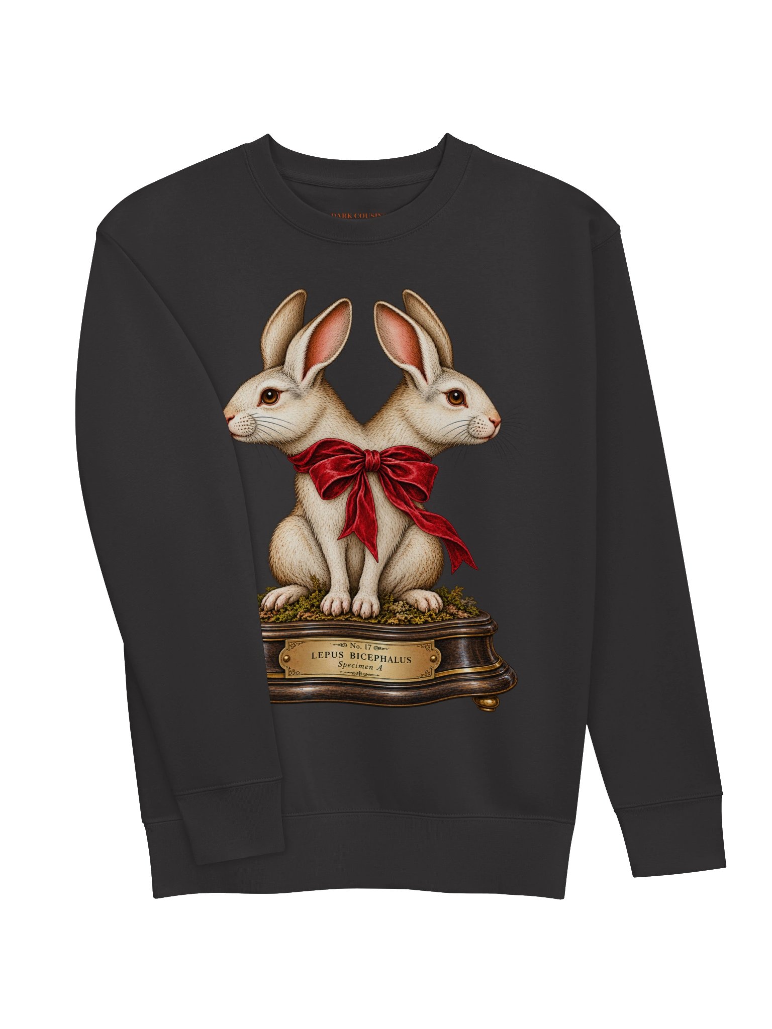 Lepus Bicephalus – Two-Headed Rabbit Victorian Oddities Sweatshirt product image (2)