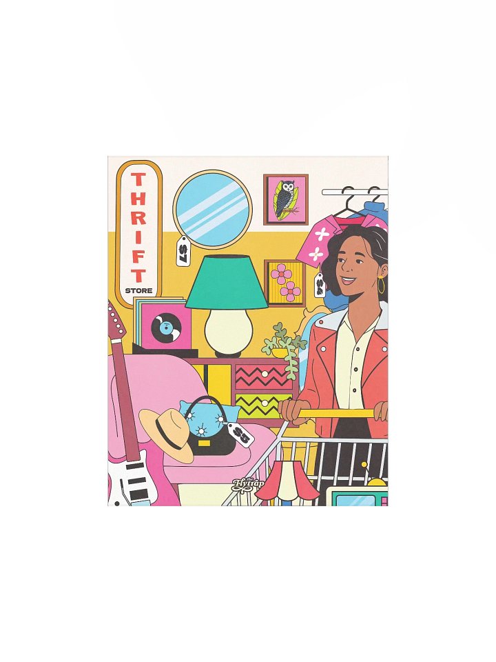 Thrifting 8" x 10" Poster product image (1)