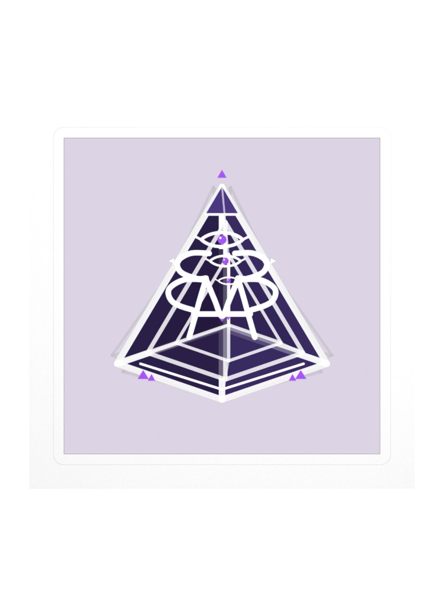AMP-33 6D Pyramid — Block Sticker product image (1)