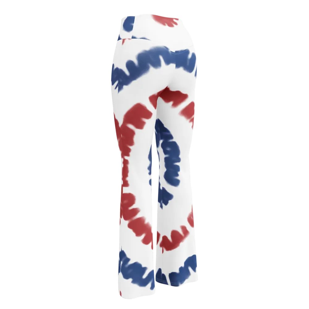 Vibrant Spiral Flare Leggings product image (8)