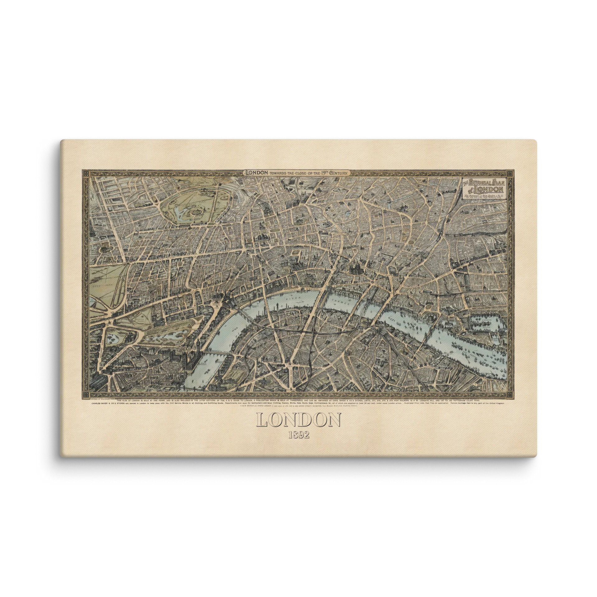 London 1892 (Canvas Print) product image (5)