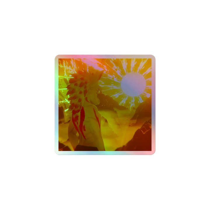 NikotaVR "Blazing Sun" Holographic Sticker product image (1)