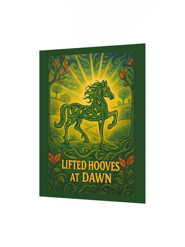 Lifted Hooves at Dawn - Poster - by M-Art & Design product image (2)