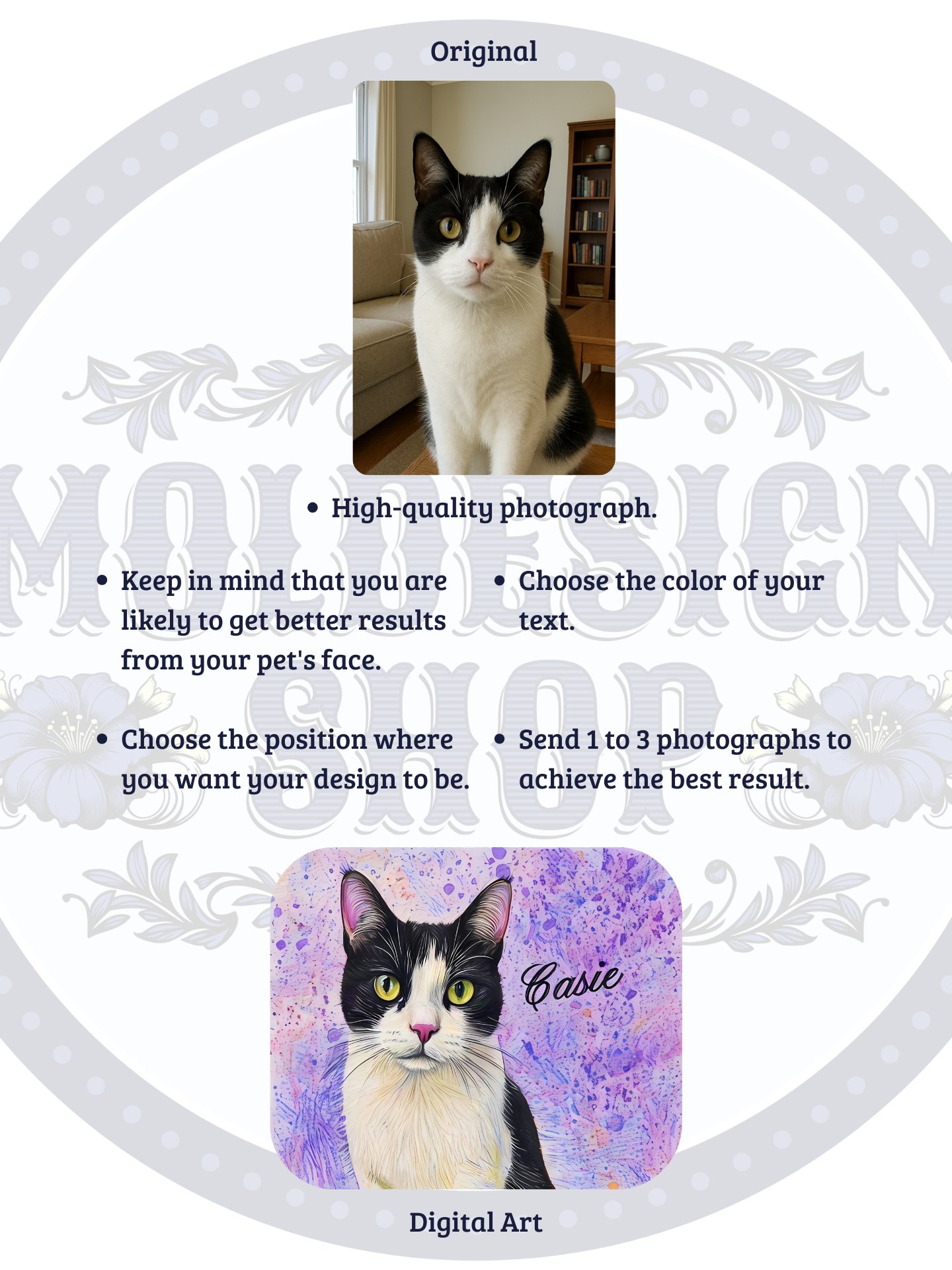 YOUR BEST FRIEND! / CLASSIC MOUSE PAD WITH PERSONALIZED NAME product image (9)