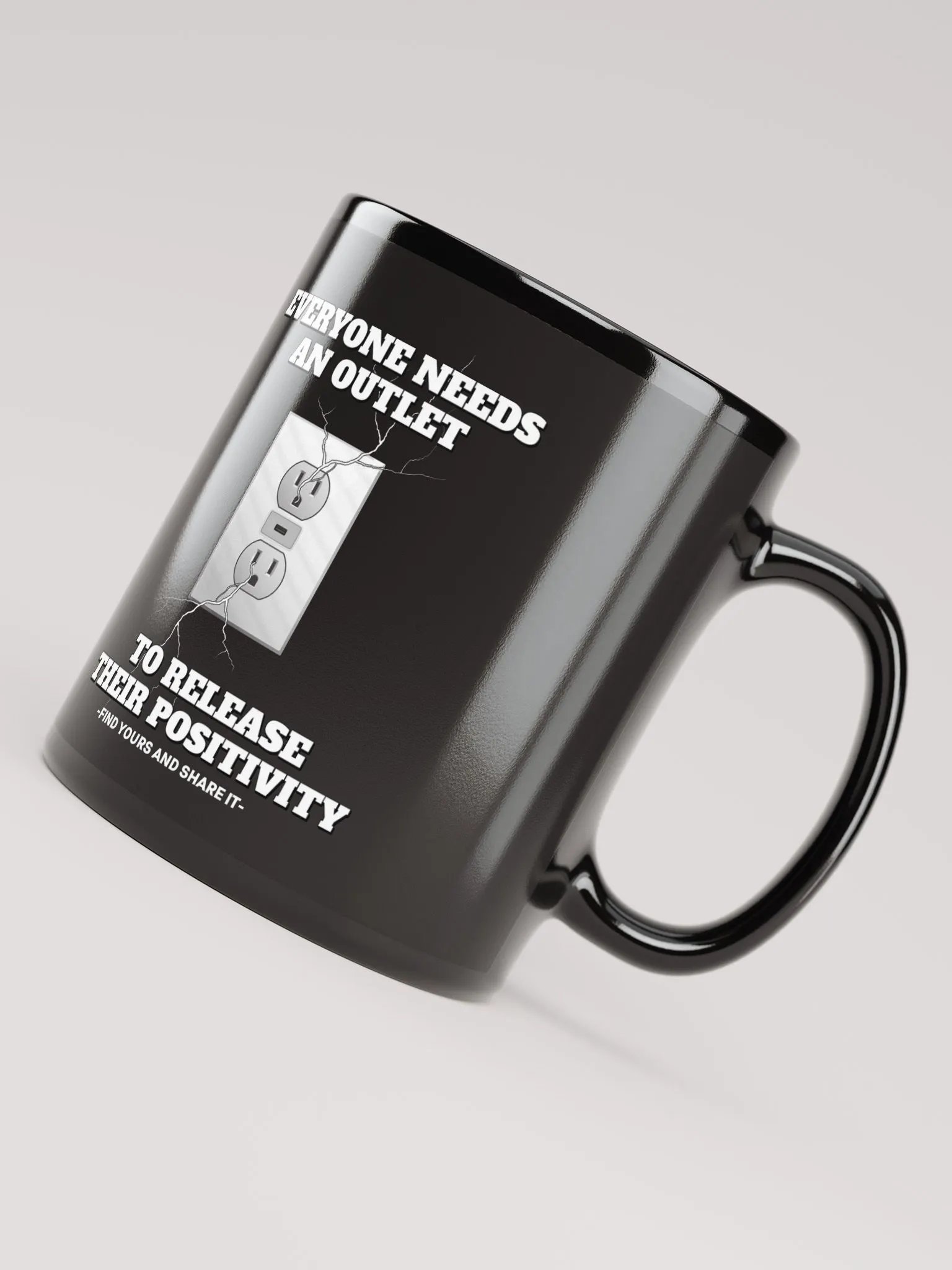 Release Your Positivity Black Mug product image (7)