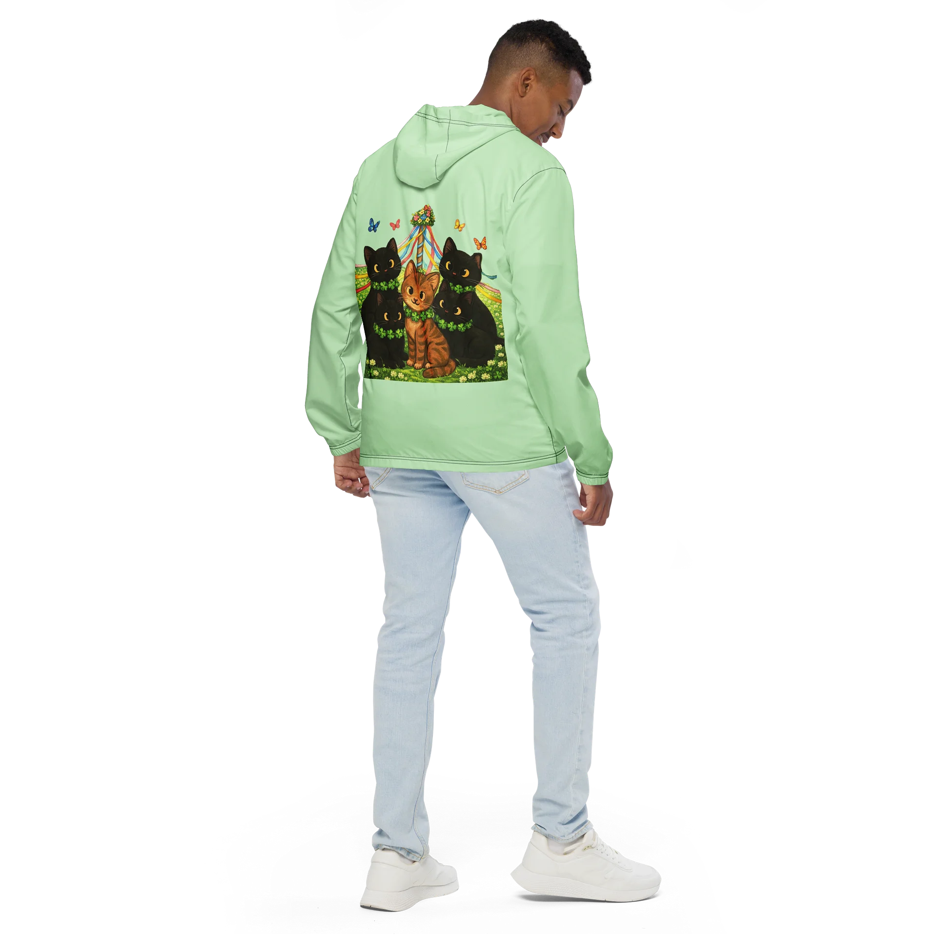 Cat brigade spring All-Over Windbreaker product image (4)