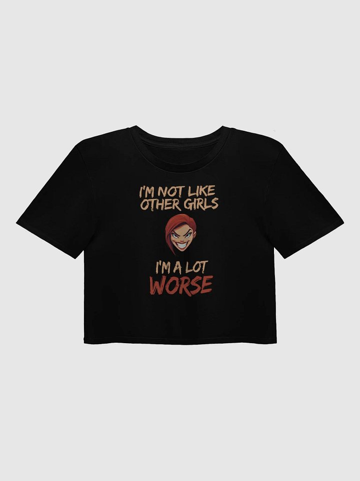 I'm a lot WORSE Crop Top product image (2)