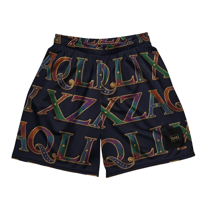 XZAQLI Men's Prism Monogram Mesh Shorts product image (1)