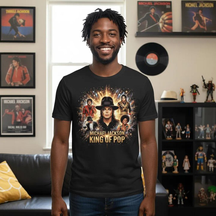 Michael Jackson King of Pop Tribute T-Shirt | 2026 Movie Legacy Graphic Tee product image (2)