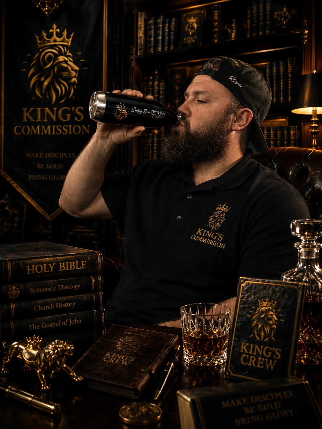 2026 Living For The King Stainless Steel Water Bottle - Limited Edition product image (2)