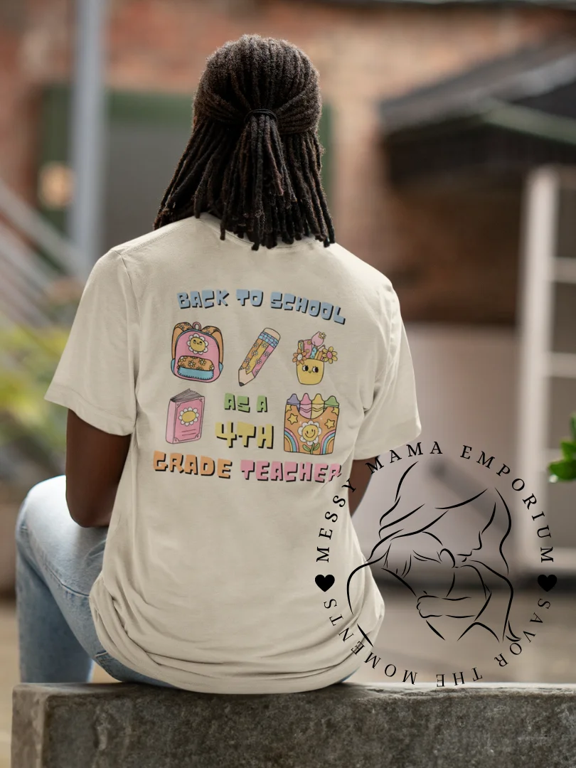 Groovy Back-to-School Teacher Shirt – Custom Grade or Subject product image (1)