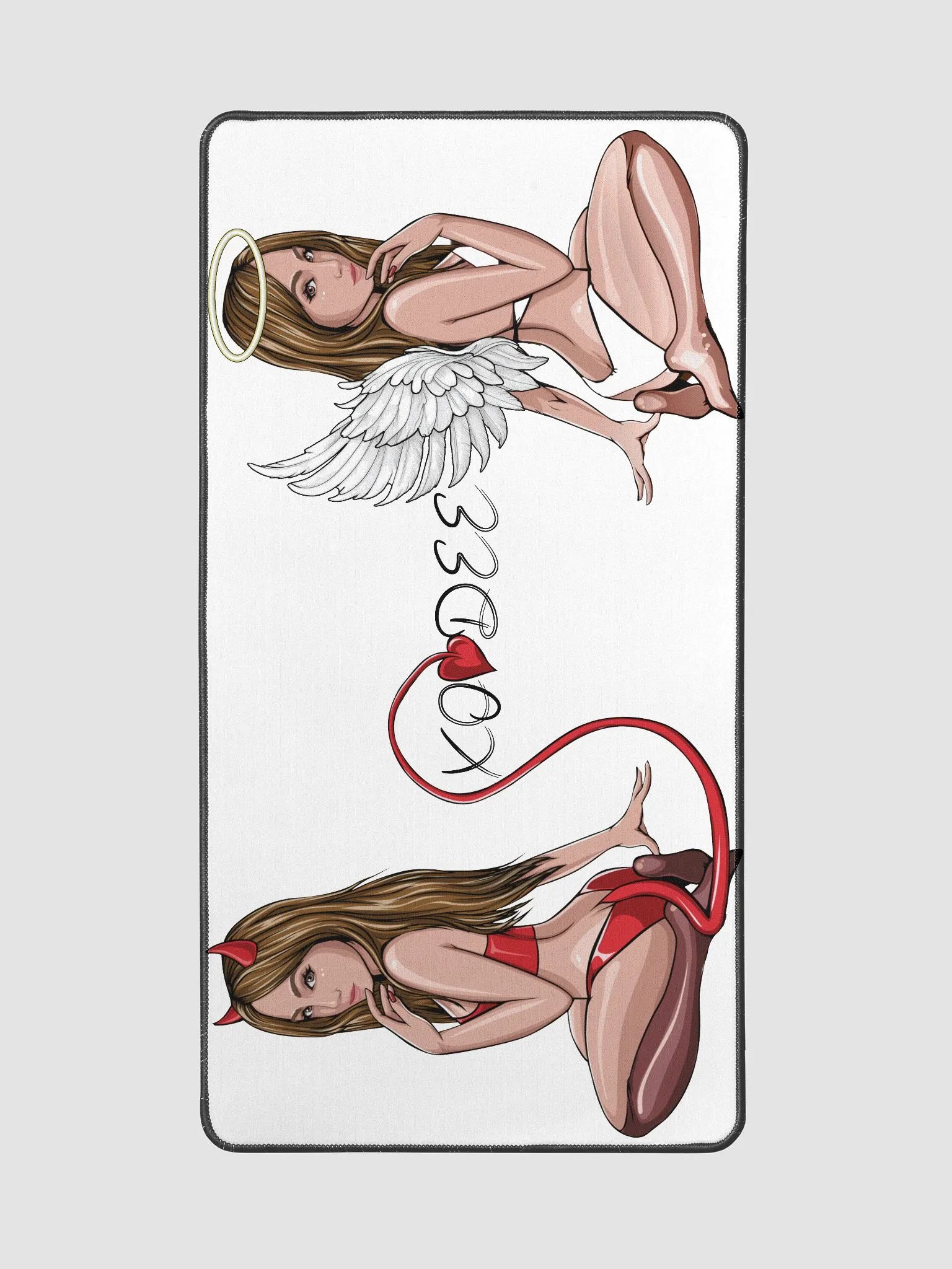 Angel/DeeMon Desk Mat product image (2)