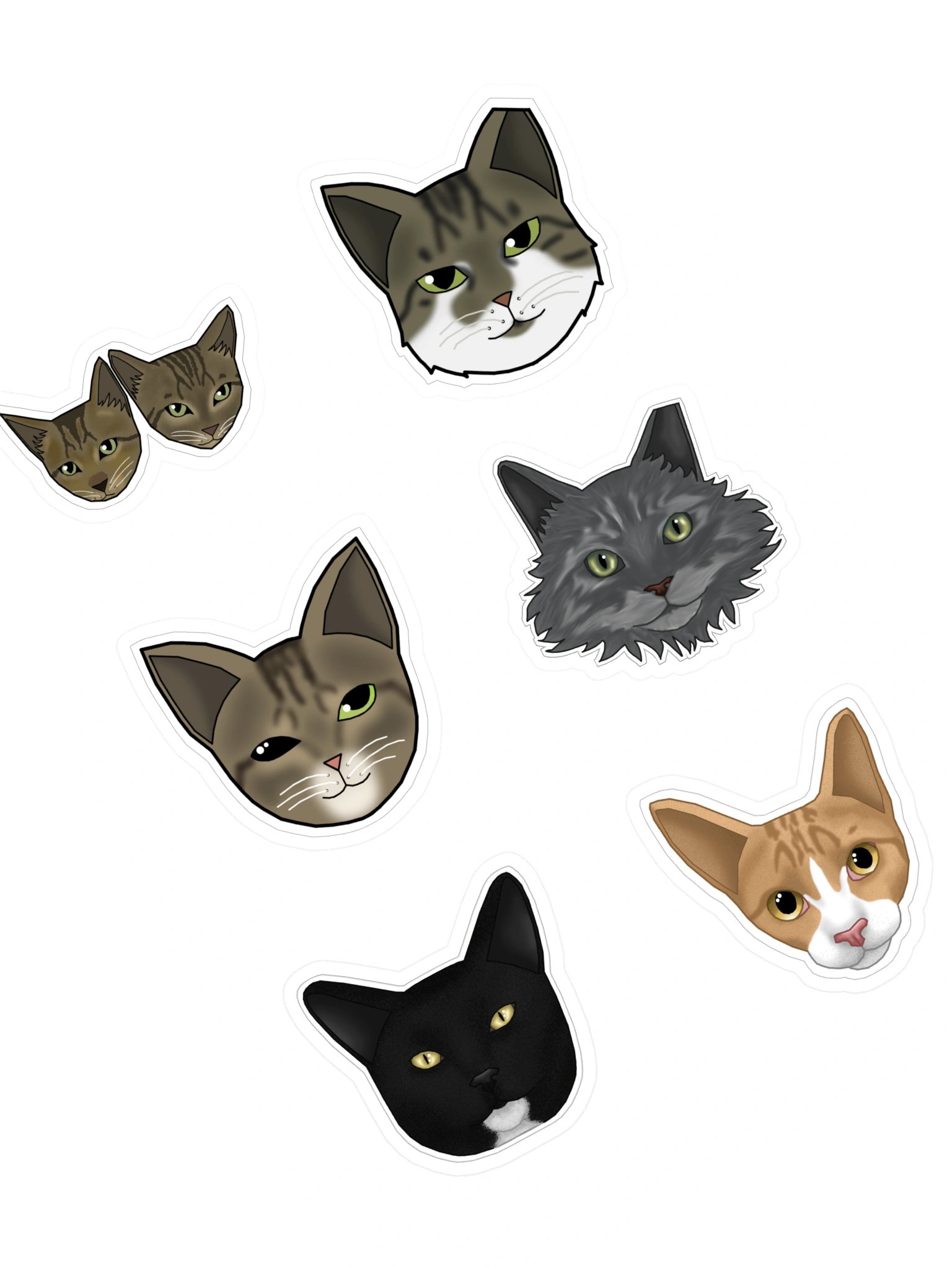 Whiskered Whimsy Sticker Ensemble 3 product image (1)