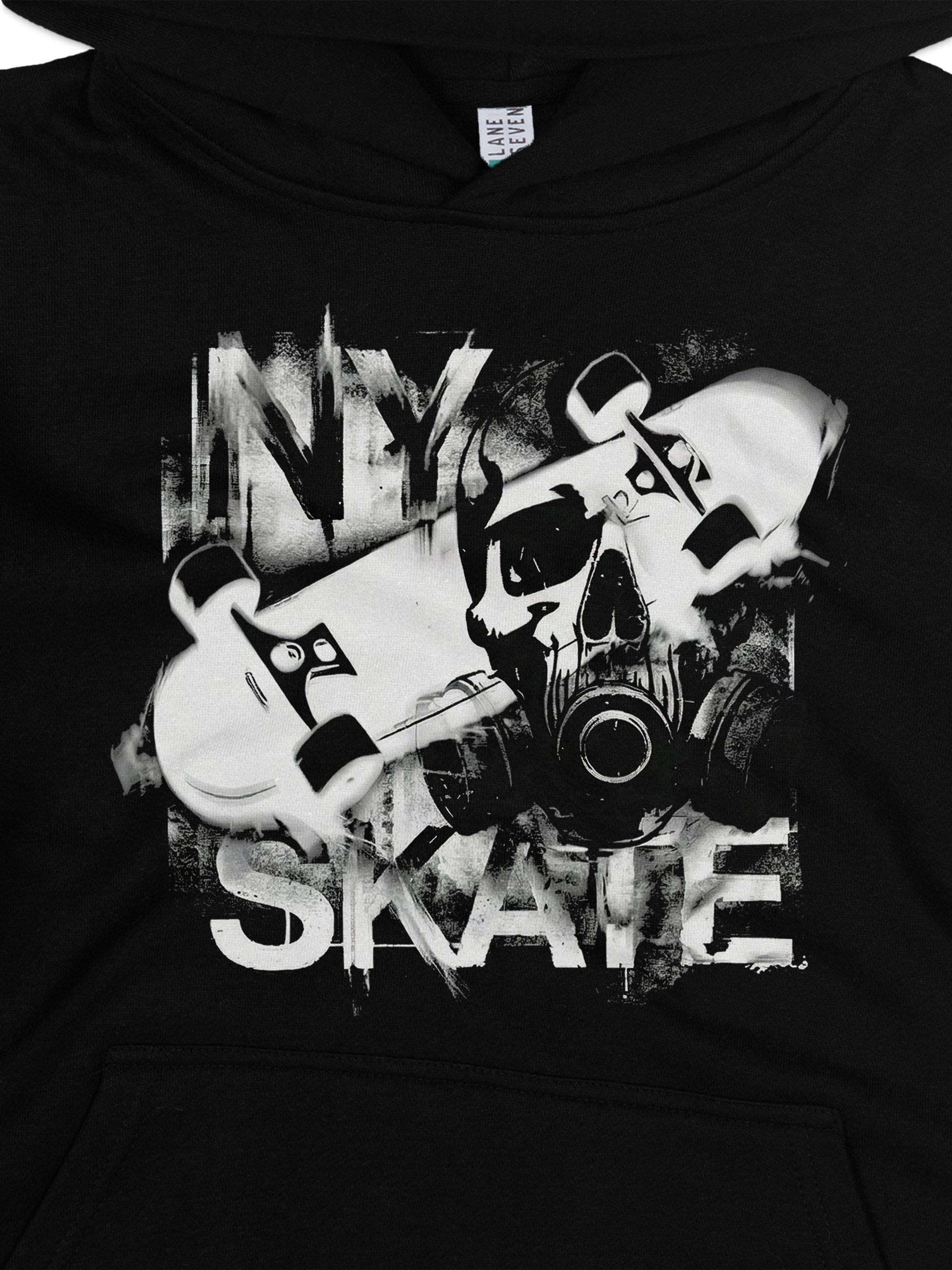 NY SKATE GAS MASK SKULL // URBAN HEAVYWEIGHT HOODIE product image (2)