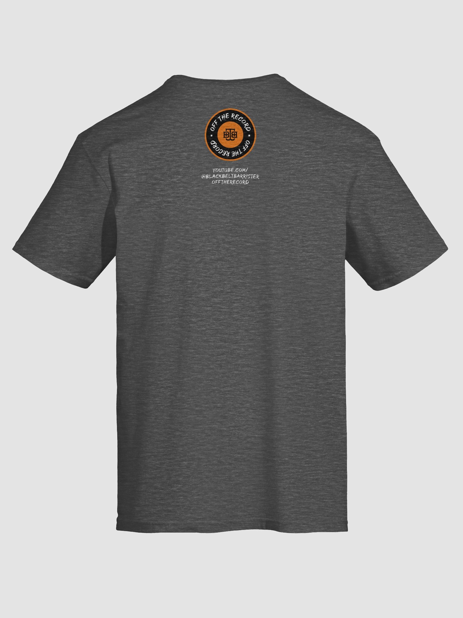 BBB Off the Record Dark Grey T-Shirt product image (7)