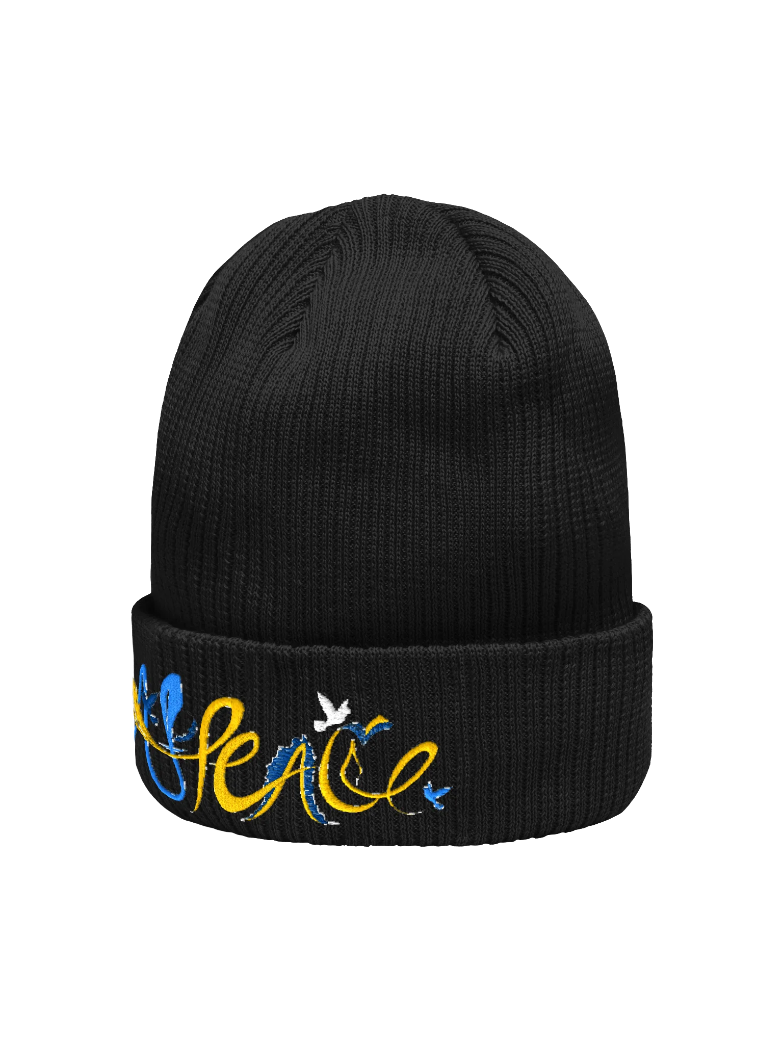 At Peace Organic Ribbed Beanie product image (2)