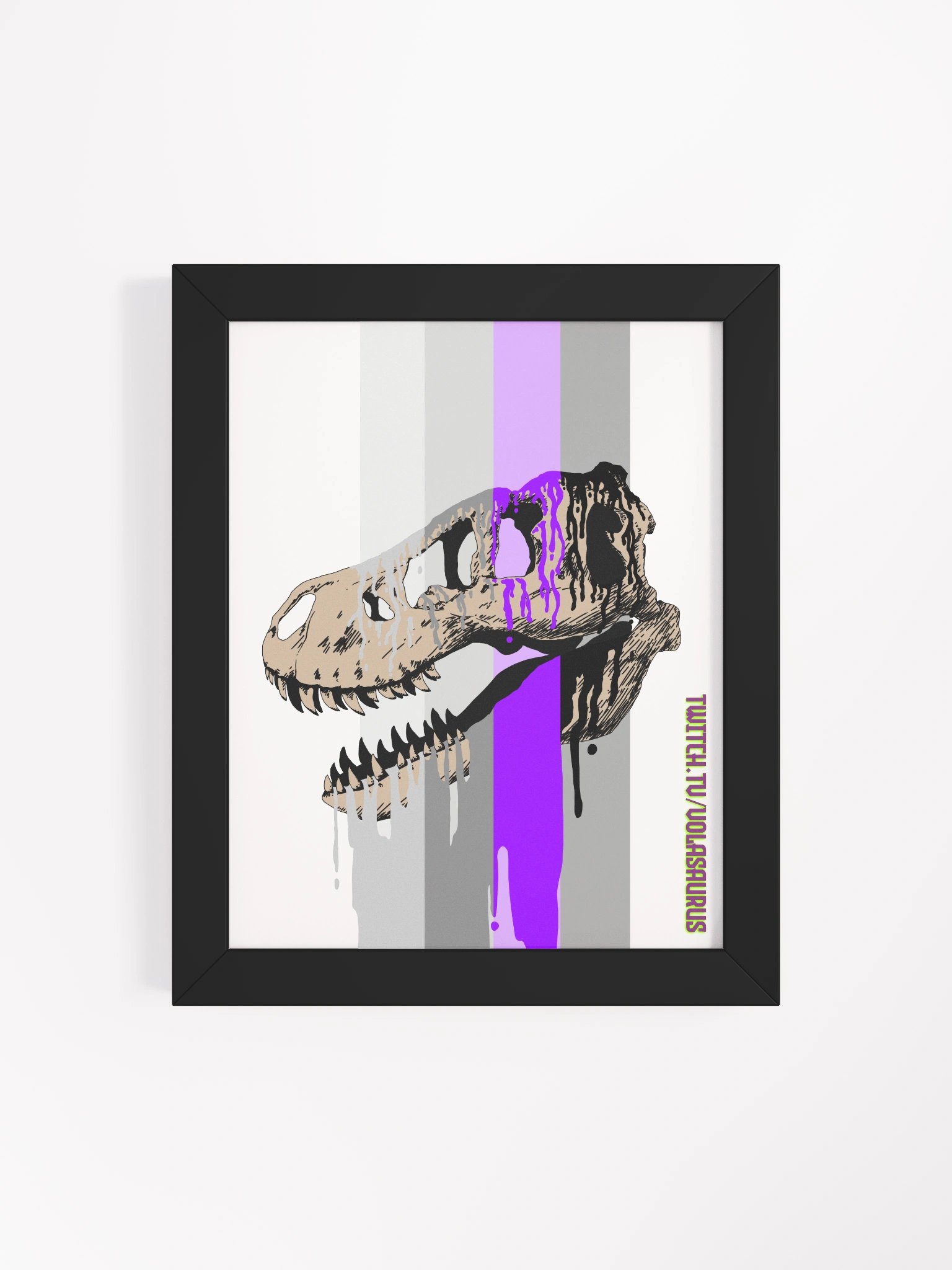Demisexual Pride Skull Poster! product image (23)