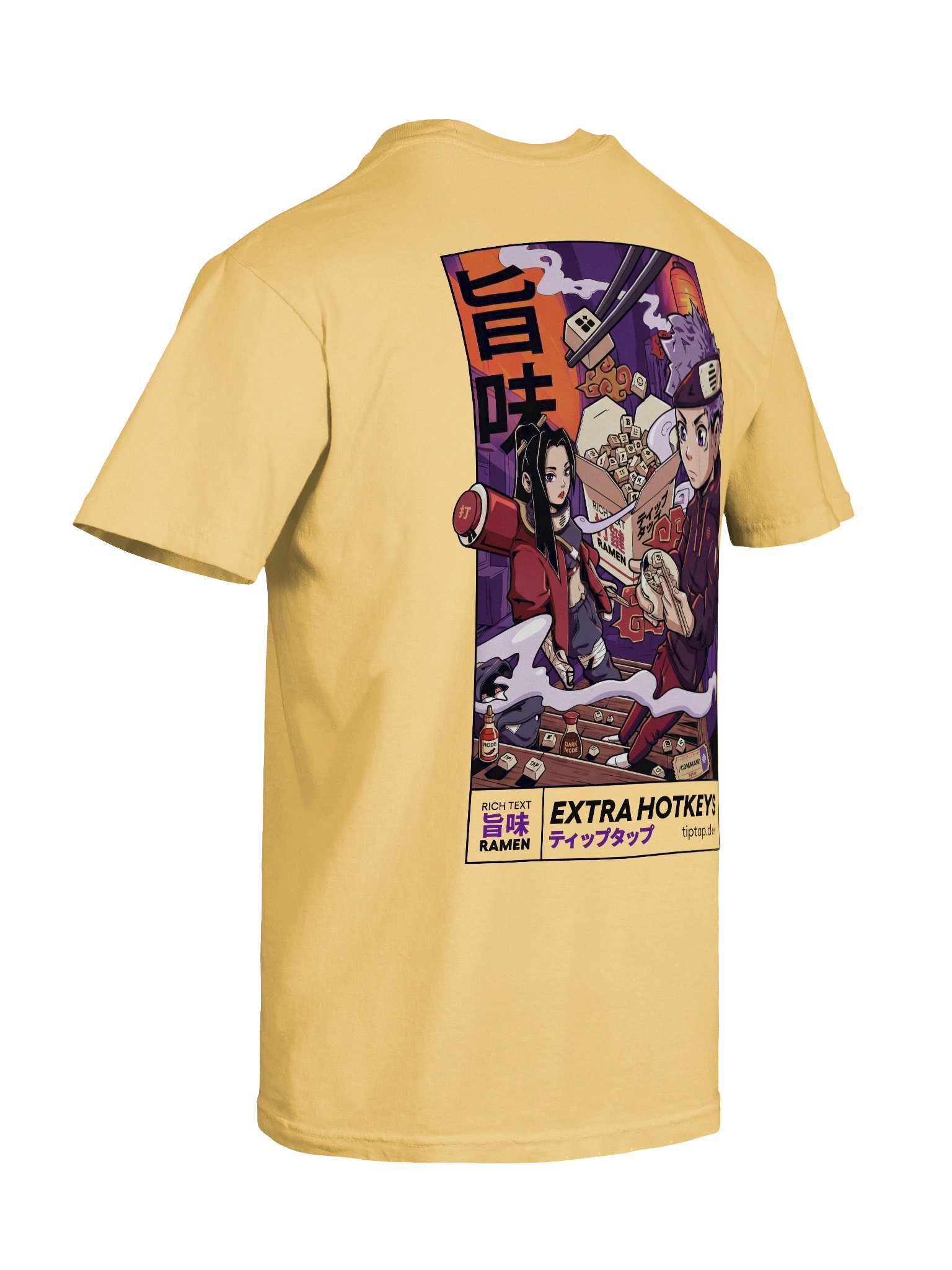  Rich Text Ramen (Back Print) T-Shirt – Relaxed Fit product image (24)