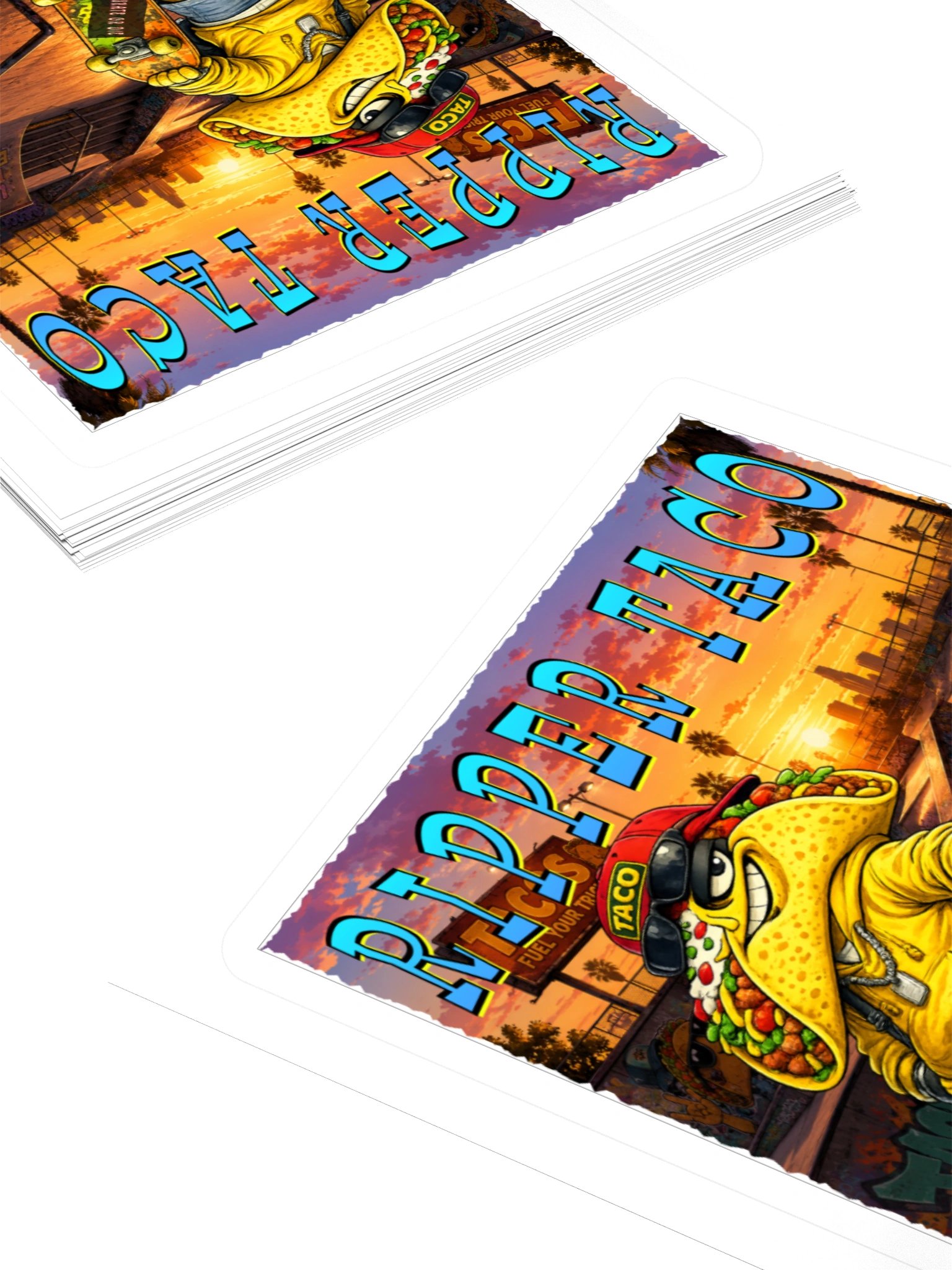 Ripper Taco Skatepark Sticker The Taco Family product image (12)