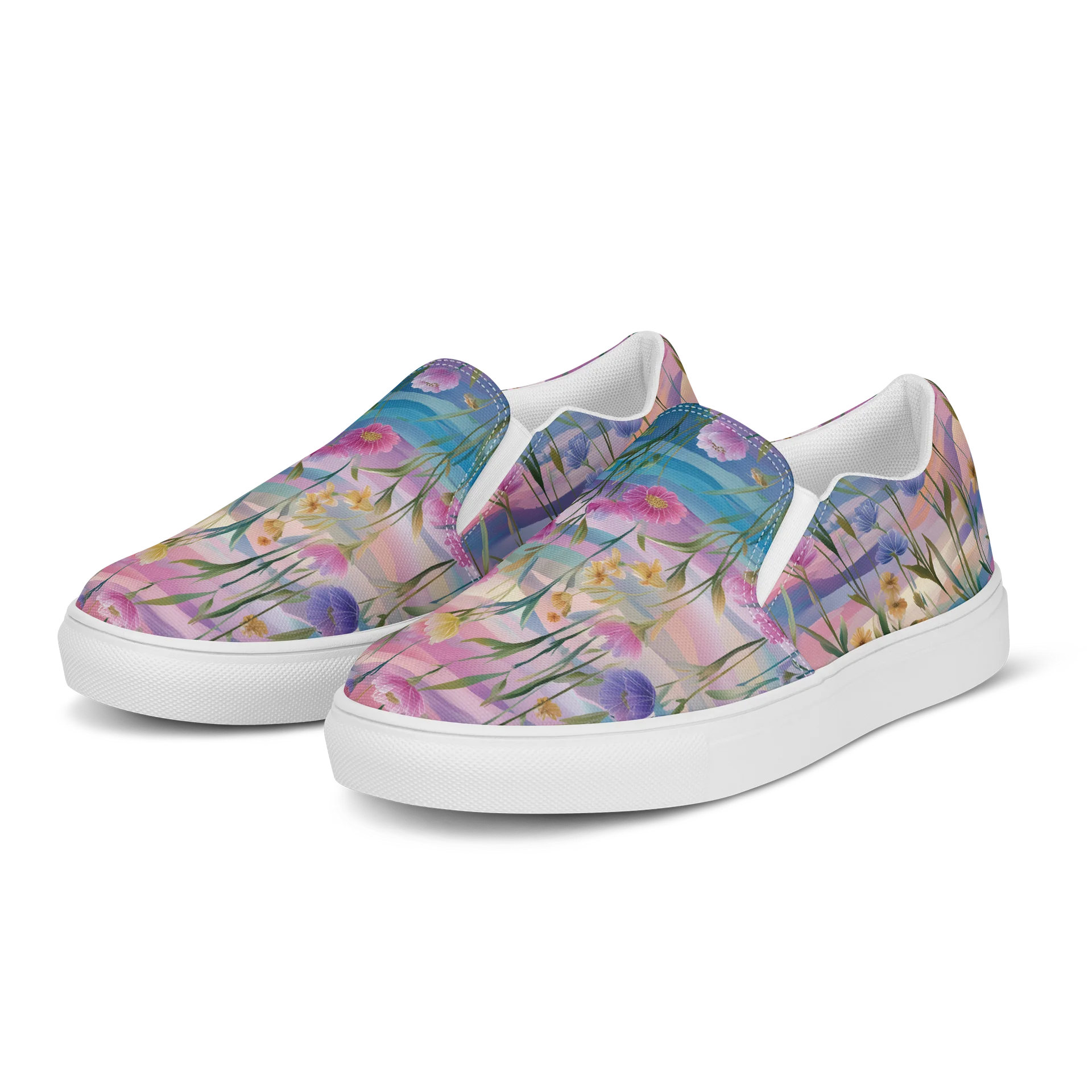 Whimsical Garden Delight Women's Slip-On Shoes product image (3)