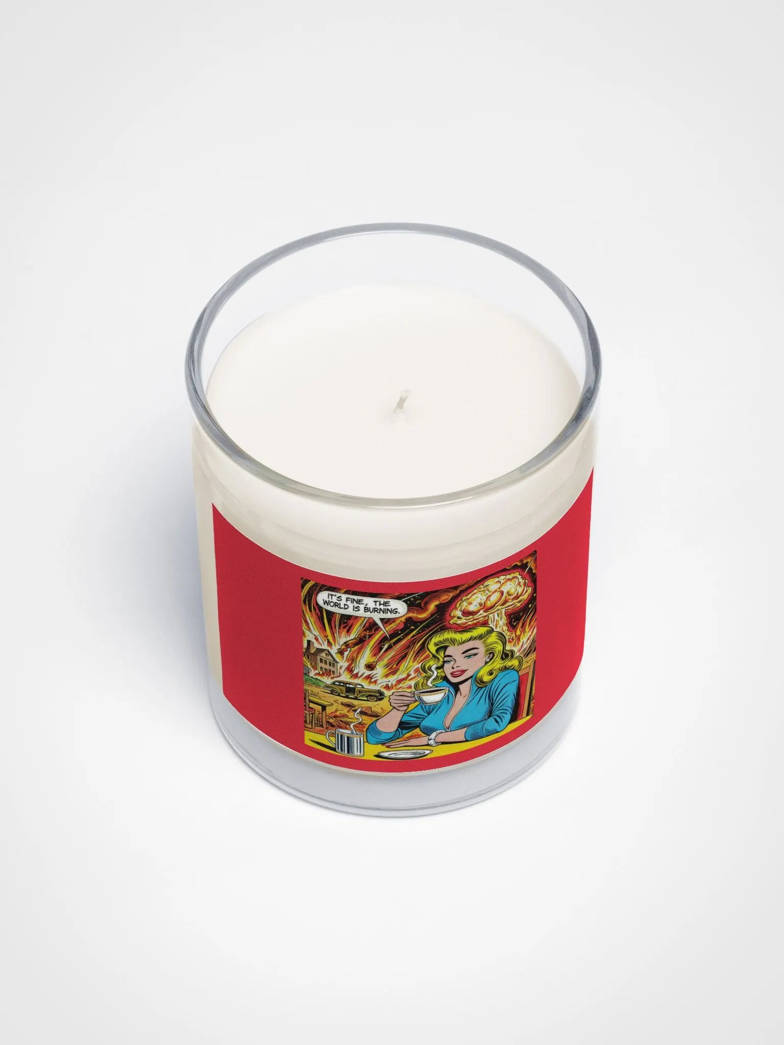 “It’s Fine, The World is Burning” Candle product image (3)