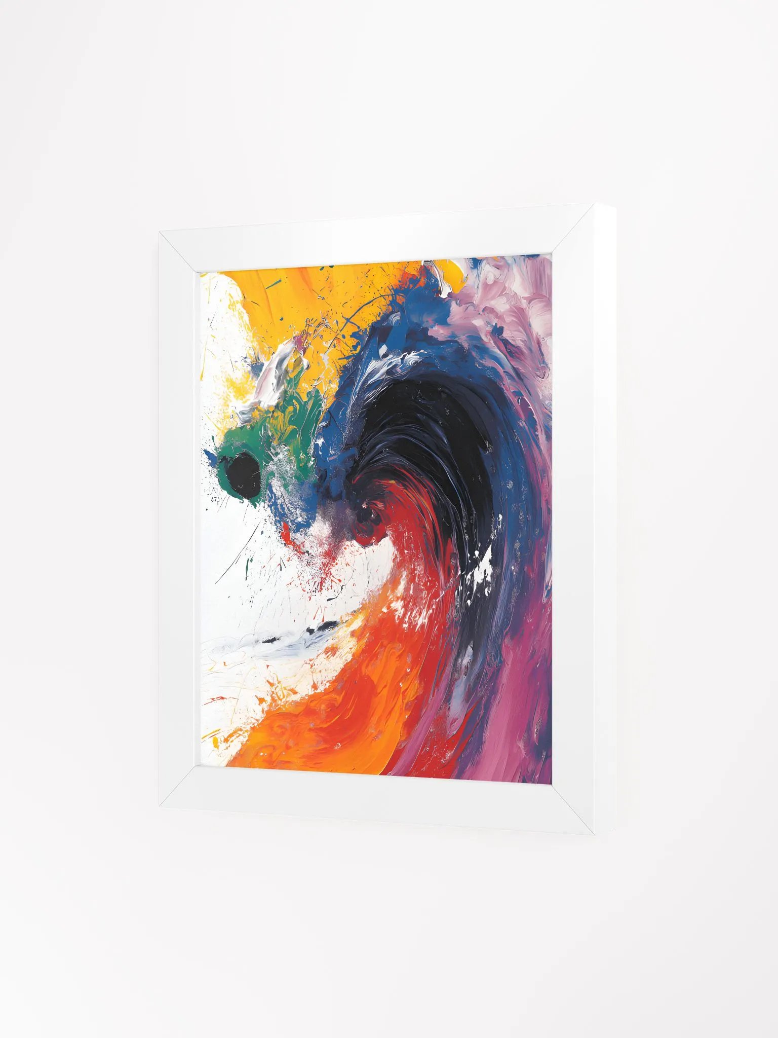Framed wall art, titled 'Mardi gras wave' product image (26)