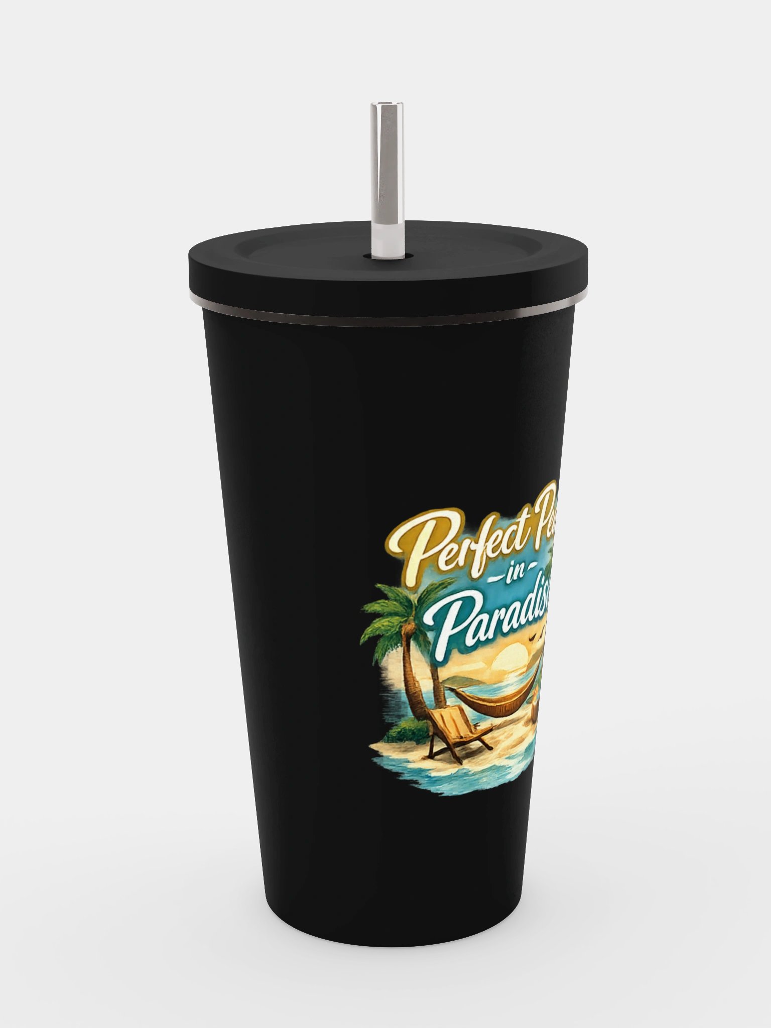 Perfect Peace in Paradise Insulated Tumbler with Straw product image (4)