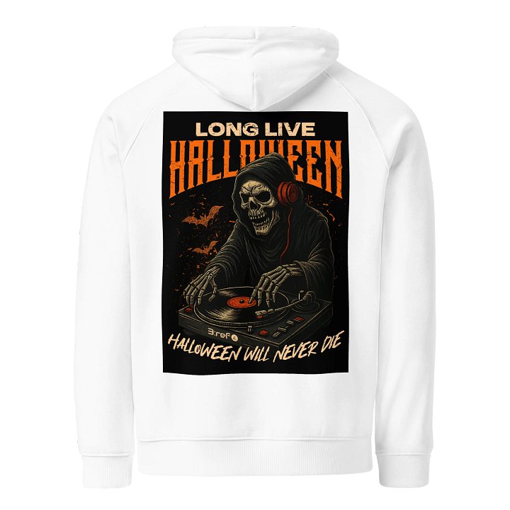 Eco-Friendly Halloween DJ Skeleton Hoodie product image (1)