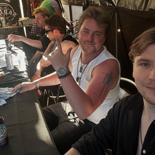 Come say hi at the COTW signing tent right now! 🤘
