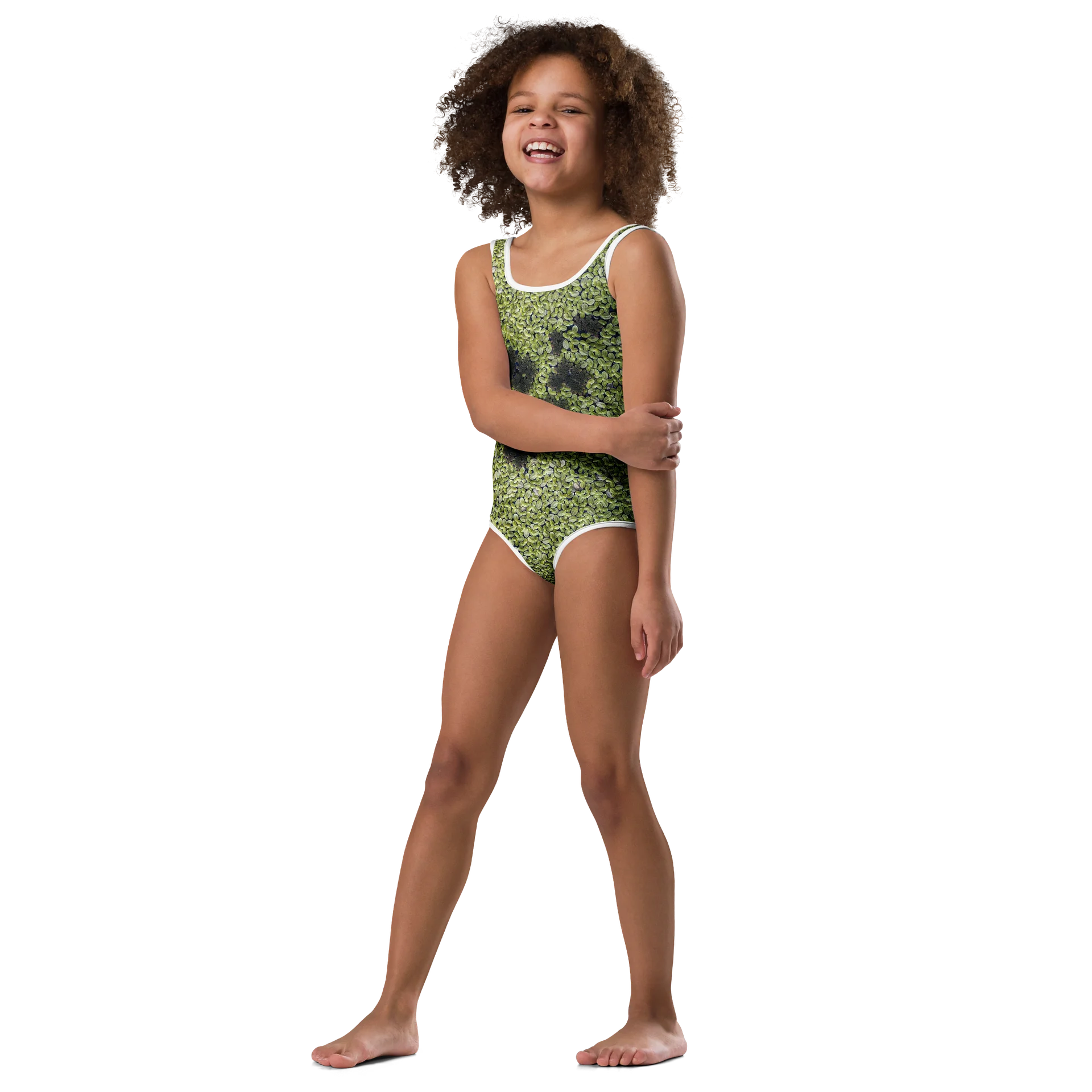 Verdant Life All-Over Print Kids Swimsuit product image (4)