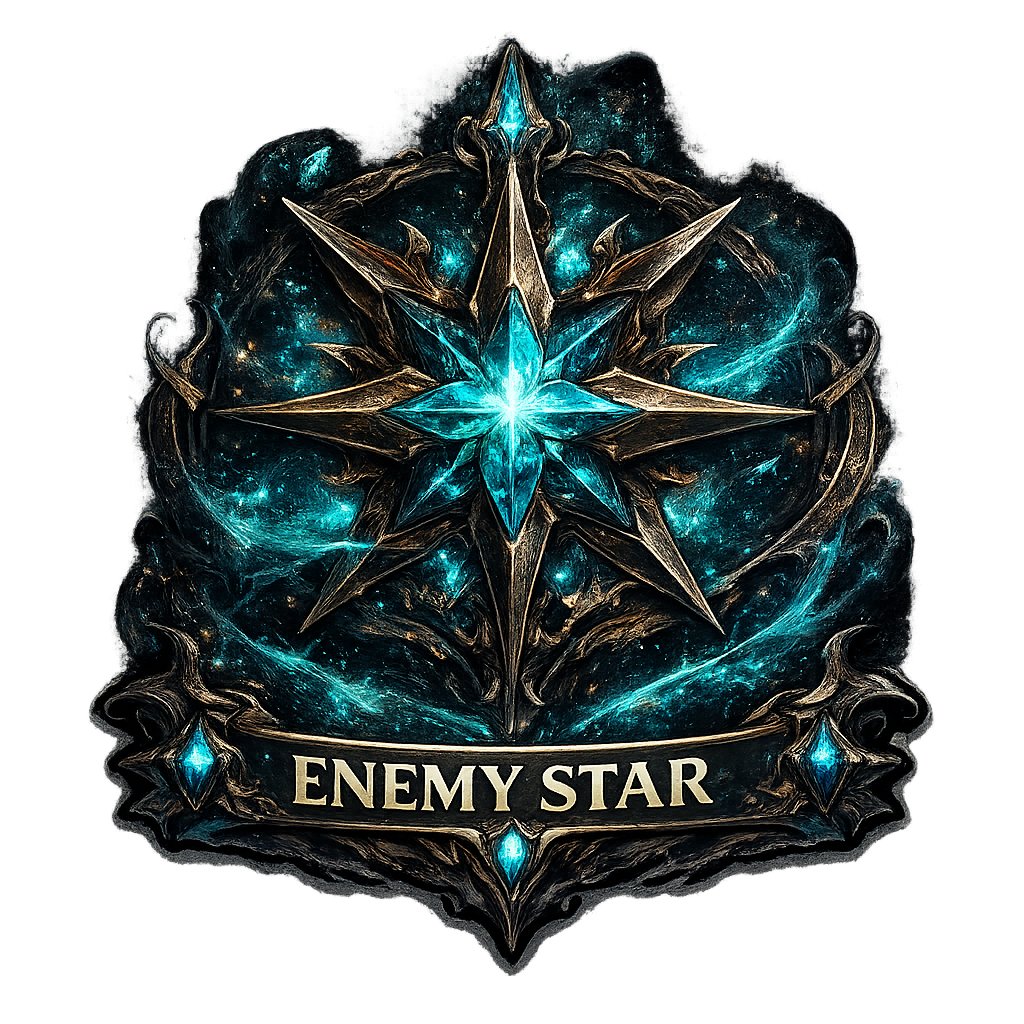 Enemy Star Die Cut Vinyl Sticker product image (1)