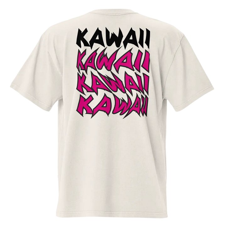 BUIII Kawaii Pink: Premium Oversized T-Shirt product image (2)