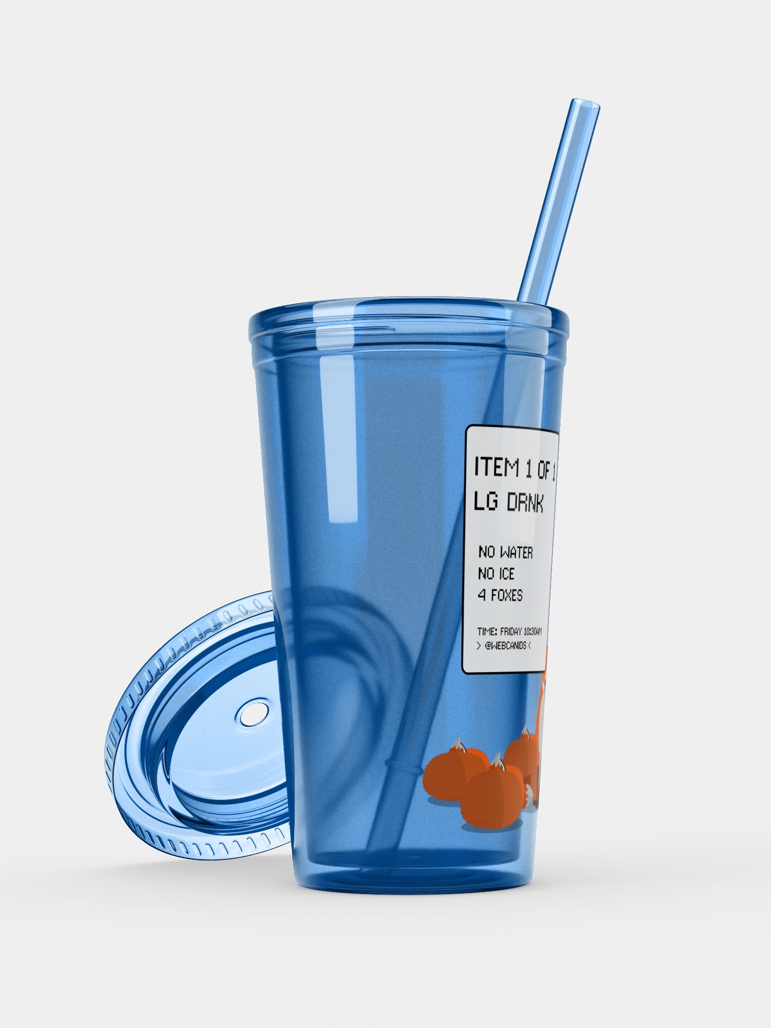 Four Foxes Transparent Tumbler product image (14)