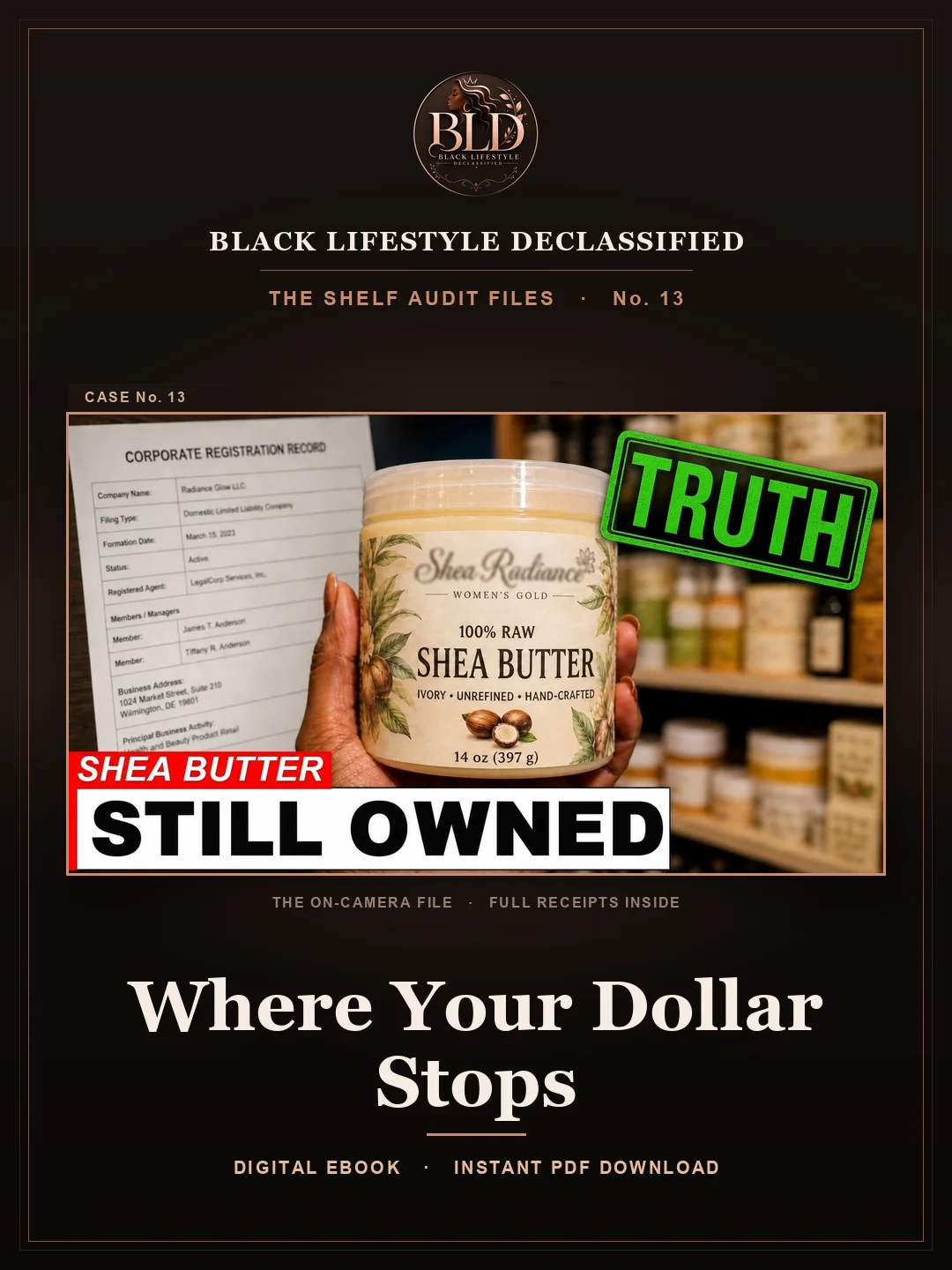 The Shelf Audit Files No. 13 — Where Your Dollar Stops product image (1)