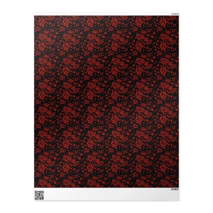 Painted Rose Wrapping Paper product image (1)
