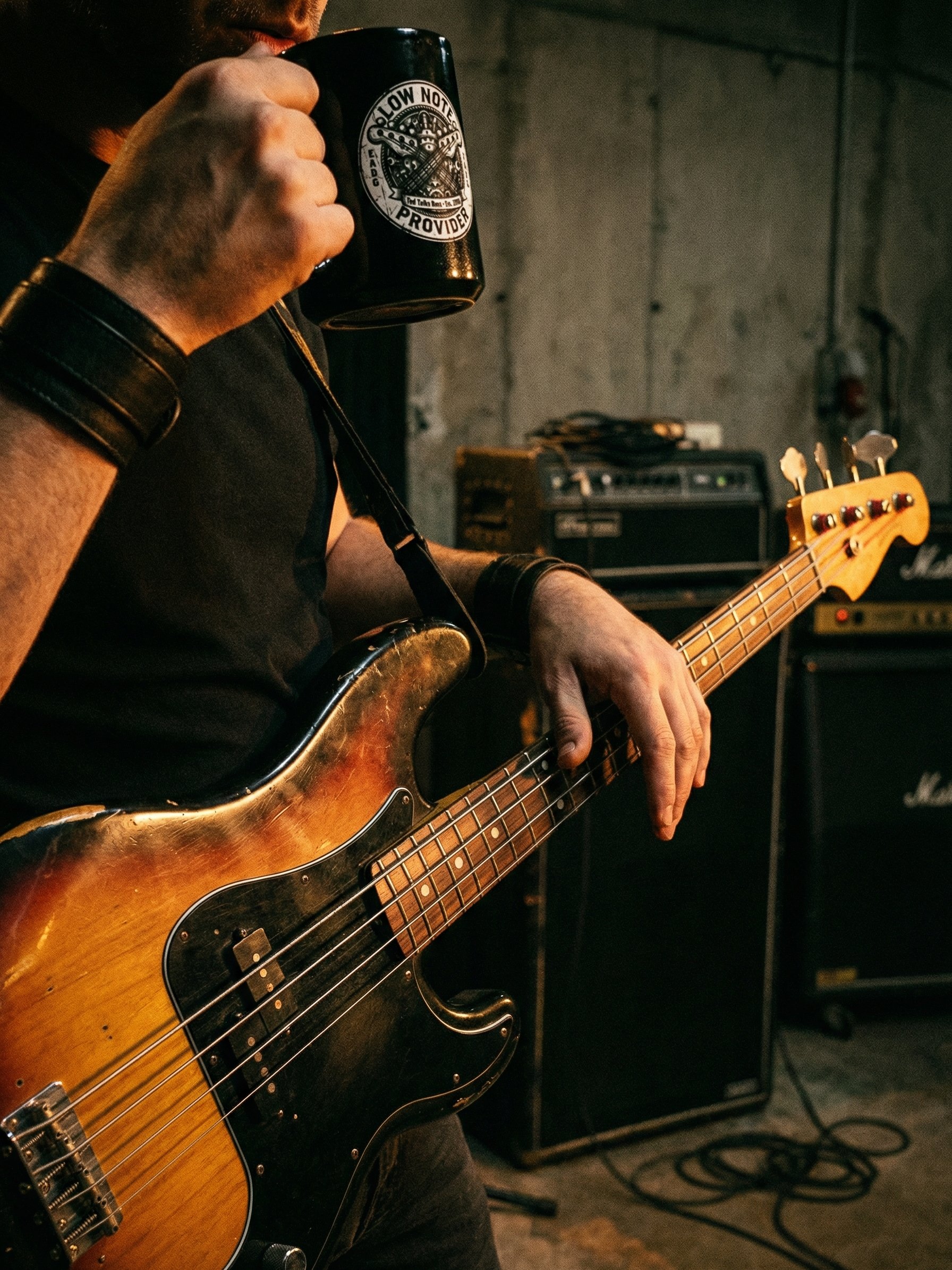 Low Note Provider™ Mug – Bass Player Work Ethic (11oz / 15oz) product image (3)