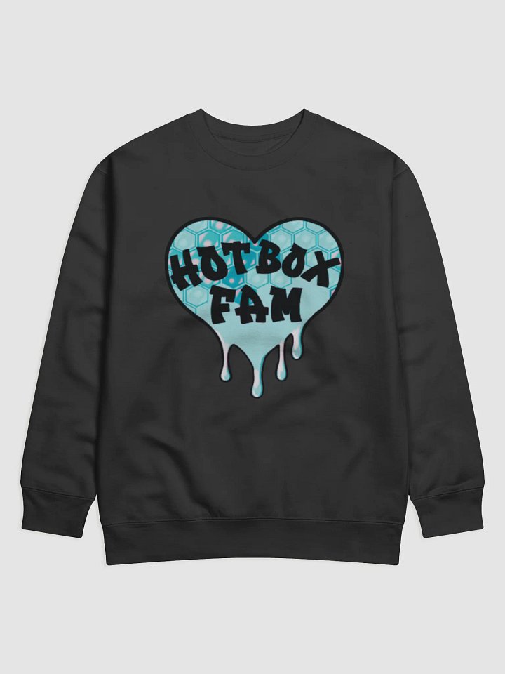 HOT BOX FAM PALE BLUE HONEY COMB SWEATSHIRT product image (3)