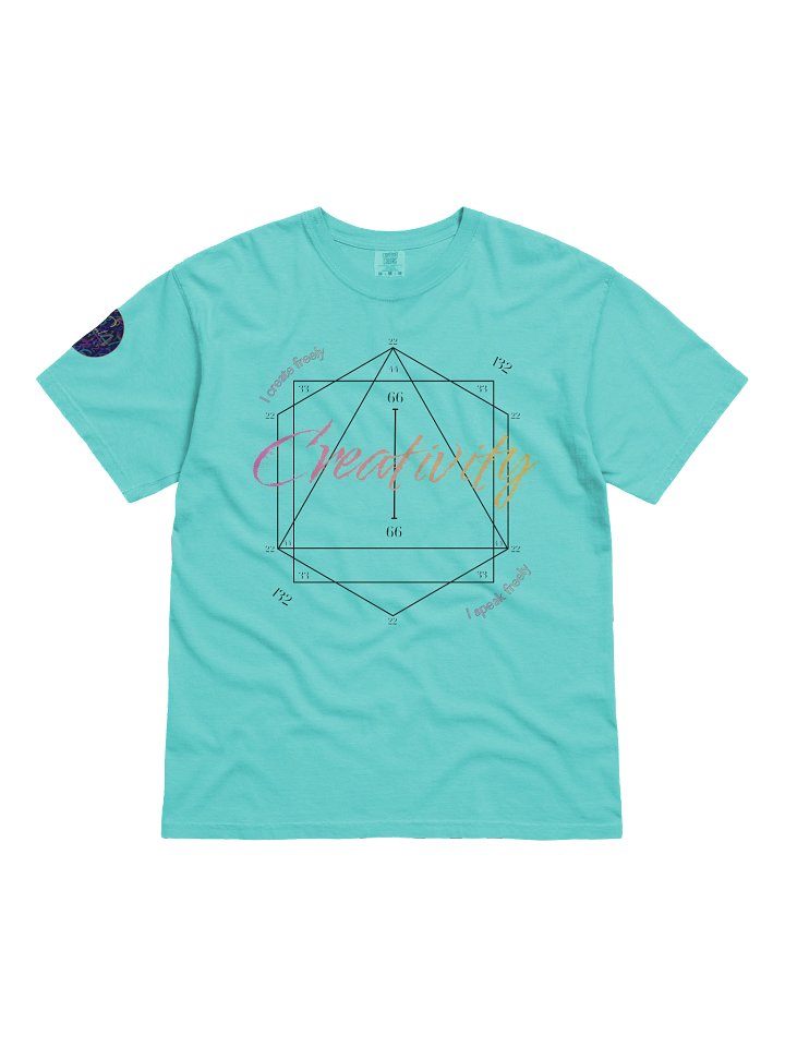 Creativity 132 Vibrational T-Shirt (pink to yellow) product image (2)