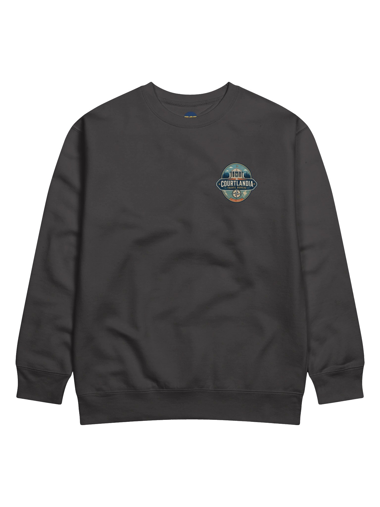 Courtlandia Travel Bureau Vintage Tourist Map Sweatshirt product image (2)
